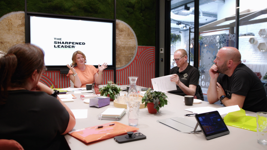 The Sharpened Leader group coaching session